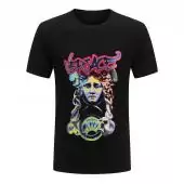 versace t-shirt homme prix bas black medusa rainbow